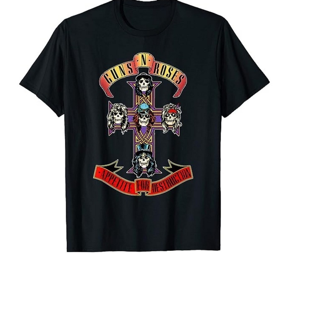 Retro Guns N Roses Shirt Rock Band Shirt